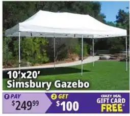 Ocean State Job Lot Simsbury Gazebo offer