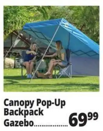 Ocean State Job Lot Canopy Pop-Up Backpack Gazebo offer