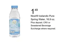 Walgreens Nice!® Icelandic Pure Spring Water offer