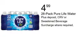 Walgreens Pure Life Water offer