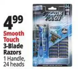 Ocean State Job Lot Smooth Touch 3-Blade Razors offer