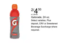 Walgreens Gatorade offer