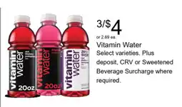 Walgreens Vitamin Water offer