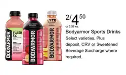 Walgreens Bodyarmor sports drinks offer