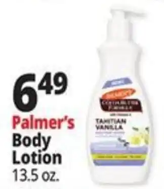 Ocean State Job Lot Palmer's Body Lotion offer