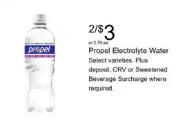 Walgreens Propel Electrolyte Water offer