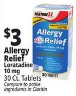 Ocean State Job Lot Restore Allergy Relief offer