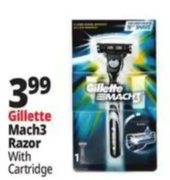 Ocean State Job Lot Gillette Mach3 Razor offer