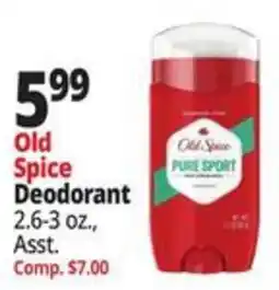 Ocean State Job Lot Old Spice deodorant offer