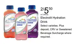 Walgreens Electrolyt Hydration Drink offer