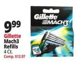 Ocean State Job Lot Gillette Mach3 Refills offer