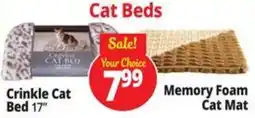 Ocean State Job Lot Crinkle Cat Bed offer