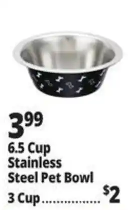 Ocean State Job Lot Stainless Steel Pet Bowl offer