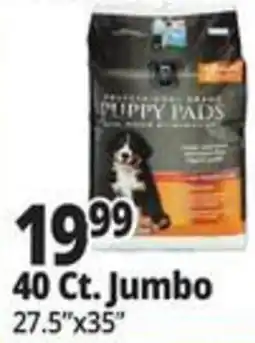 Ocean State Job Lot Professional Grade Puppy Pads offer