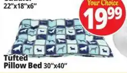 Ocean State Job Lot Tufted Pillow Bed offer