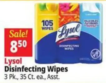 Ocean State Job Lot Lysol disinfecting wipes offer