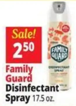 Ocean State Job Lot Family Guard Disinfectant Spray offer