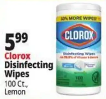 Ocean State Job Lot Clorox disinfecting wipes offer