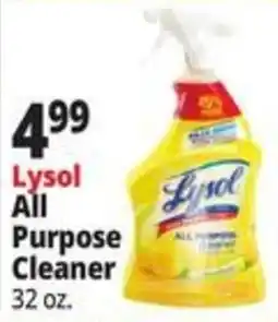 Ocean State Job Lot Lysol all purpose cleaner offer