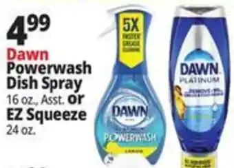 Ocean State Job Lot Dawn Powerwash Dish Spray offer