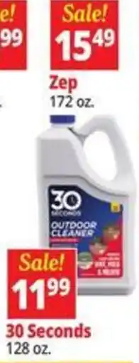 Ocean State Job Lot Zep outdoor cleaner offer