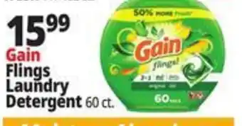 Ocean State Job Lot Gain Flings Laundry Detergent offer