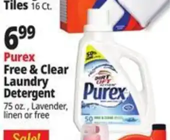 Ocean State Job Lot Purex free & clear laundry detergent offer