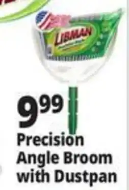 Ocean State Job Lot Libman Precision Angle Broom with Dustpan offer