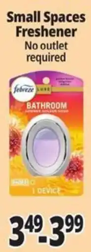 Ocean State Job Lot Febreze bathroom small spaces freshener offer