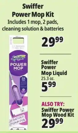 Ocean State Job Lot Swiffer power mop kit offer