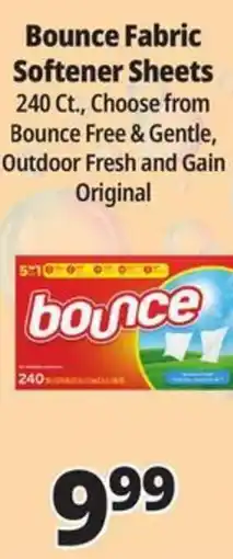 Ocean State Job Lot Bounce Fabric Softener Sheets offer