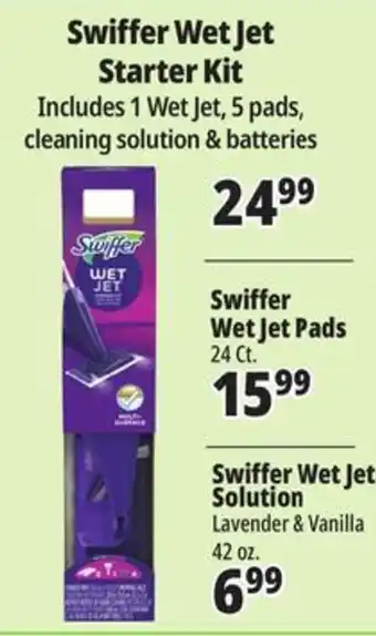 Ocean State Job Lot Swiffer Wet Jet Starter Kit offer