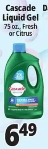 Ocean State Job Lot Cascade liquid gel offer