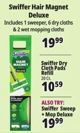 Ocean State Job Lot Swiffer Hair Magnet Deluxe offer