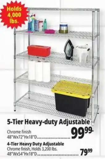 Ocean State Job Lot 5-Tier Heavy-duty Adjustable offer