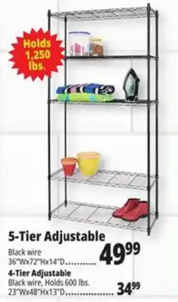 Ocean State Job Lot 5-Tier Adjustable offer