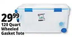 Ocean State Job Lot 120 Quart Wheeled Gasket Tote offer