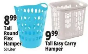 Ocean State Job Lot Tall Round Flex Hamper offer