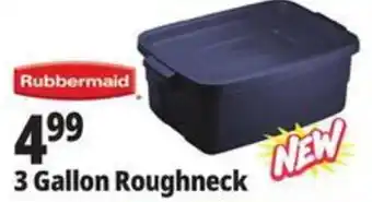 Ocean State Job Lot Rubbermaid 3 Gallon Roughneck offer