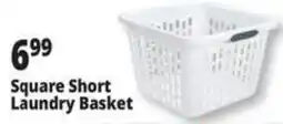Ocean State Job Lot Square Short Laundry Basket offer