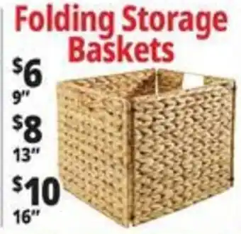 Ocean State Job Lot Folding Storage Baskets offer