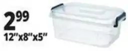Ocean State Job Lot Clear plastic storage container offer