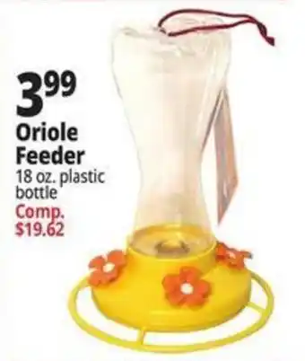 Ocean State Job Lot Oriole Feeder offer