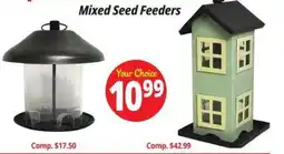Ocean State Job Lot Mixed Seed Feeders offer