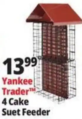 Ocean State Job Lot Yankee Trader 4 Cake Suet Feeder offer