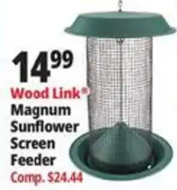 Ocean State Job Lot Wood Link Magnum Sunflower Screen Feeder offer