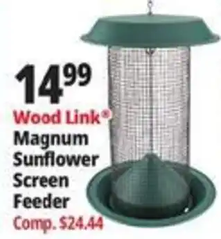 Ocean State Job Lot Wood Link Magnum Sunflower Screen Feeder offer