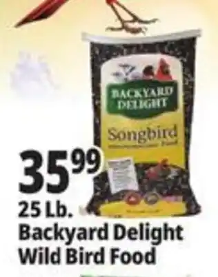 Ocean State Job Lot Backyard Delight Wild Bird Food offer