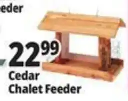 Ocean State Job Lot Cedar Chalet Feeder offer