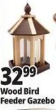 Ocean State Job Lot Wood Bird Feeder Gazebo offer